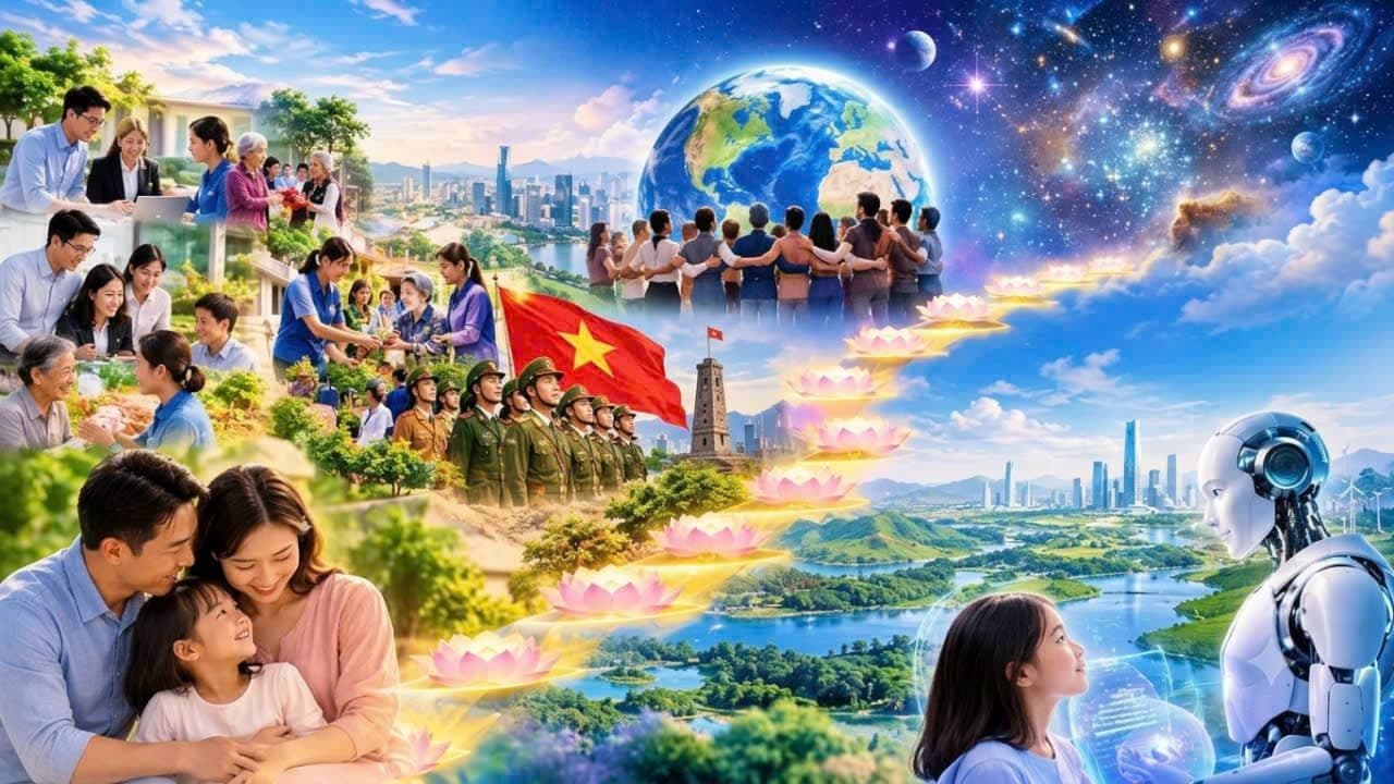 Seven levels of responsibility illustrated through family care, community service, national duty, global cooperation, and moral development.
